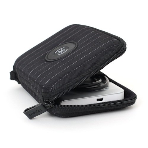 Speck TechStyle Case for Portable Hard Drive - Speakeasy Pinstripe Black (PHD-TCSE-PINBK)