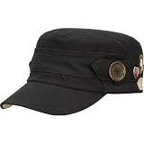 ROXY Dove Womens Military Hat - Black by 
