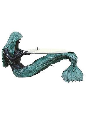 Sitting Mermaid Holding Table Base ~ Artwork from The Metropolitan Galleries