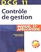 Contrôle de gestion DCG11 : Manuel et applications