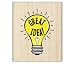 Great Idea Wood Mounted Rubber Stamp
