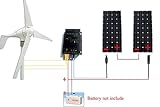 ECO-WORTHY 700Watt Output Hybrid Kit: 400W Wind Turbine Generator & 300W Mono Solar Panels