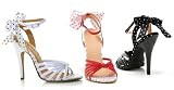  : 511-Sally, 5" Heel Polka-Dot Sandal in 3 Colors and Sizes 5-12, by Ellie Shoes