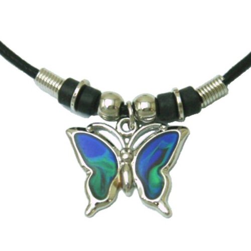 Mood Pendant Necklace - Butterfly Mood Pendant Necklace - Butterfly