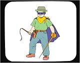 Mouse Pad with body, individuals, individual, bandit, humans, costume, playing, person, human, boy, persons, people, child