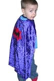 Little Adventures Boys Purple Hero Cape-Spiderman-Child Size 3-8