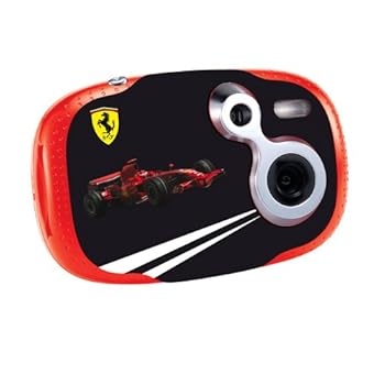 Lexibook Spiderman DJ030FE Jeu Électronique Appareil Photo Numerique Ferrari 1.3 Mega Pixel, Ecran LCD Couleur 1.4