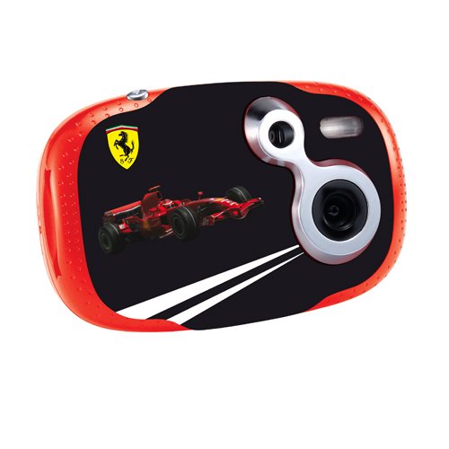 Lexibook DJ030FE - Ferrari Digitalkamera (1.3 Megapixel, 3,6 cm (1,4 Zoll) mit Bildvorscha Preisvergleich