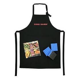 George Foreman 13301 Gift Pack Including Apron, Cookbook and Cleaning Sponge