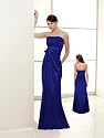 Elegantes Luxus Corsagen Empire Abendkleid,  Kleid, Farbe blau