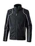 ERIMA Kinder Softshell Lite Jacke Active Wear, schwarz/wei&szlig;, 164