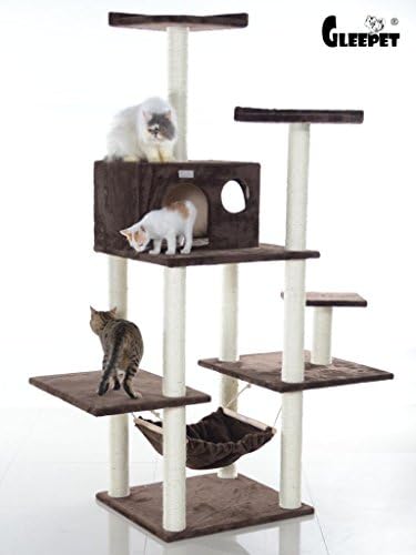 Sturdy Faux Fur Good-Looking Cat Tree