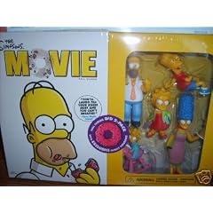 THE SIMPSONS MOVIE WITH FIGURINES 2-PACK by 