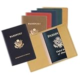 Royce Leather Foil Stamped Passport Jacket