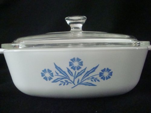 Vintage Corningware Blue Cornflower 1 Qt Casserole