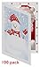 Snowman Folder Photo Frame (Pack of 100) 5x7 Slide-in Insert Type