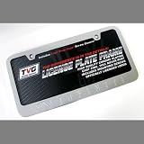 Infiniti Clear Engraved Chrome License Frame