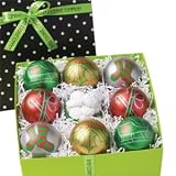 Gift Box of Christmas Ornaments - Filled with Christmas Cookies!