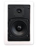 Pure Resonance Audio PRS-IW400 In Wall Speaker 100 Watt 4 Woofer, 13mm Tweeter Wide Dispersion 1 PAIR