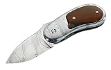 Tecnocut Einhandmesser Viper-Droppoint, Damasteel, 256 Lagen, Cocobolo-Holz