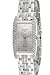 Geneve Italy 14k Solid White Gold and Diamond Ladies Rectangle Large Watch