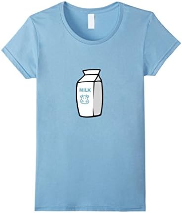 Women's Milk Carton Got Cow T Shirt  Medium Baby Blue