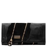 41bnJxGTNBL. SL160  Jimmy Choo Black Leather Marta Clutch Bag MARTHABK