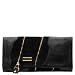 Jimmy Choo Black Leather Marta Clutch Bag MARTHABK