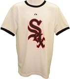 Mens Chicago White Sox Official Logo Ringer Tshirt