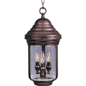 Maxim 5618CDEB Revere 3-Light Outdoor Hanging Lantern