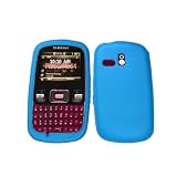 Baby Blue Silicone Case, Rubber Soft Skin Cover for Samsung Freeform R350, 351, 355c
