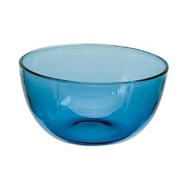 Anchor Hocking Presence 6-Inch Glass Bowl - Denim Blue 12 Pack by Anchor Hocking