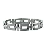 Titanium Open Link Men's Bracelet (12mm) 8.5 Inches