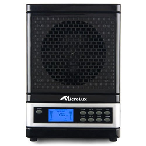  ... Ionic Ozone Generating Air Purifier - Black, Whole Home Air Purifiers
