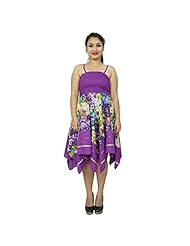 Spaghetti Strap Cotton Floral Print  Dress