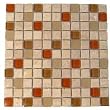 Stone Travertine and Glass Mosaic Auburn