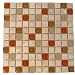 Stone Travertine and Glass Mosaic Auburn