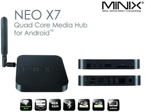 Minix NEO X7 Android Tv Box Rk3188 Dual Core Cortex-a9 Tv Box Mini Pc 2gb/16gb Wifi Rj45 Hdmi Optical Xbmc Smart Tv Receiver