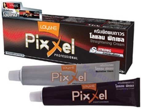 Lolane Pixxel Professional Hair Straightening Cream # Strong Made in Thailand by Lolane Pixxel