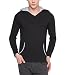 Hoodies - Vneck Full Sleeve -Black/Grey - Kangaroo Pocket RS.449.00