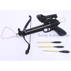 80lbs Cross Bow +Red Dot Scope+arrows Pistol Crossbow by Cobra Bows