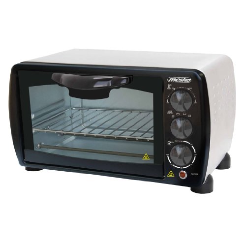 Minibackofen 1000W 10L Backofen bis 250°C Timer Mini Pizzaofen Ofen