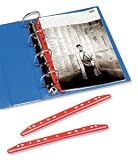 Electronics : Photo Album Company Magi Clip Multipunched 300mm Red Ref 251911 [Pack 25]