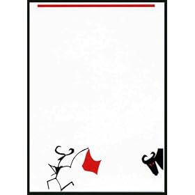 Bull and Matador Taunting Note Cards & Stationery