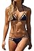 SEXYARN Women's Bandage Mesh Brazilian Triangle String Bikini Set Swimsuit