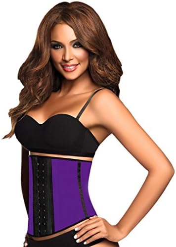 Amoin Women's Workout Waist Cincher [A5302],Purple,Medium