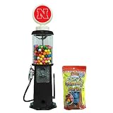 Nebraska Cornhuskers Black Retro Gas Pump Gumball Machine - NCAA College Athletics