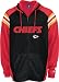 Kansas City Chiefs Black/Red Bru Full Zip Fleece Hooded Jacket