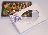 Gourmet Food : Scott's Cakes Assorted Mix Jelly Belly Jelly Beans 1/2 Pound White Gourmet Box