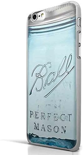 Ball Mason Jar for Iphone and Samsung Galaxy Case (iPhone 6 plus White)